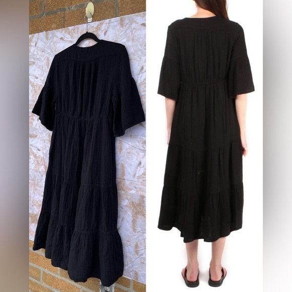 XIRENA KENDALL DRESS IN BLACK SIZE SMALL - Picture 2 of 16